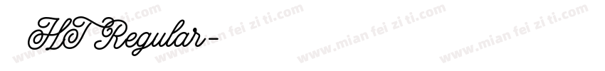 黑体 HT Regular字体转换